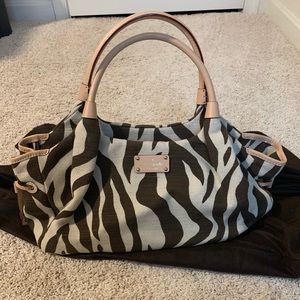 Kate Spade Zebra Print Stevie Bag